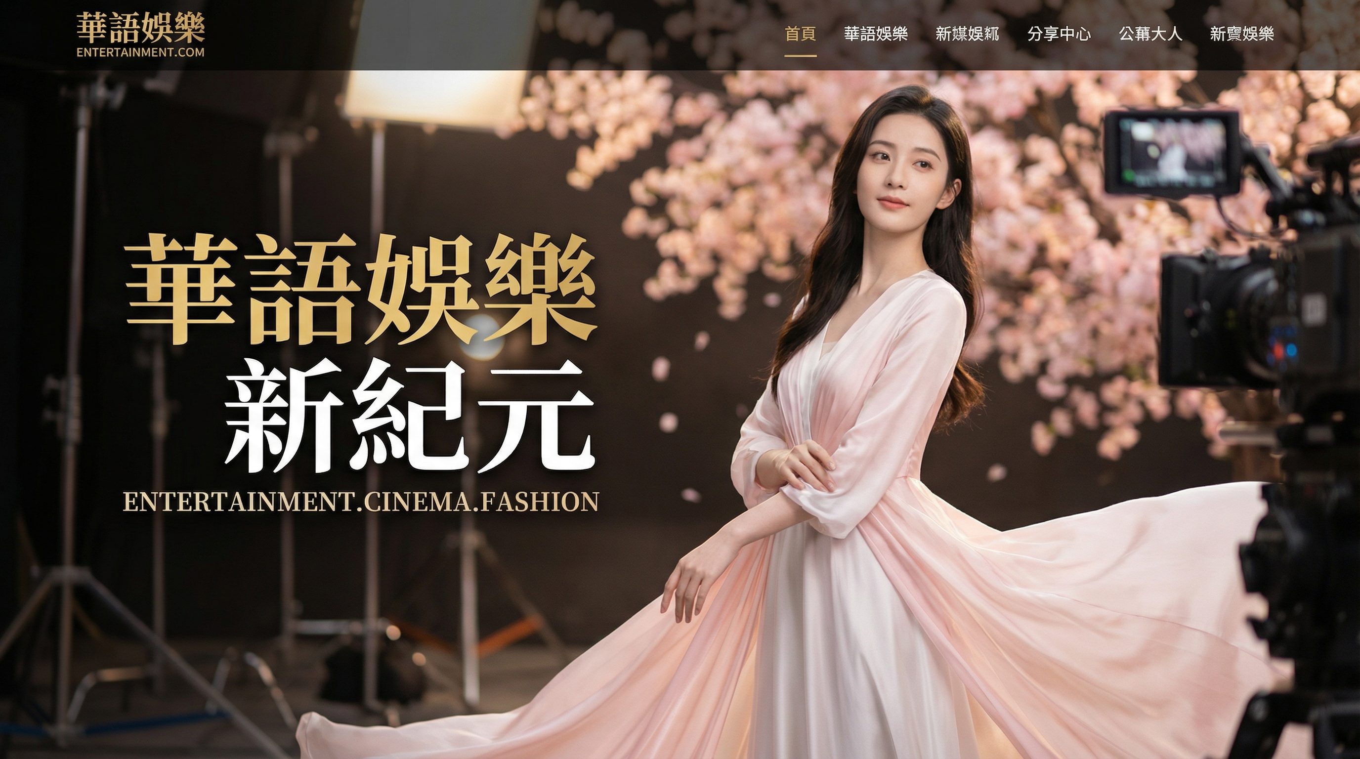校花传媒影视传媒社区平台首页Banner